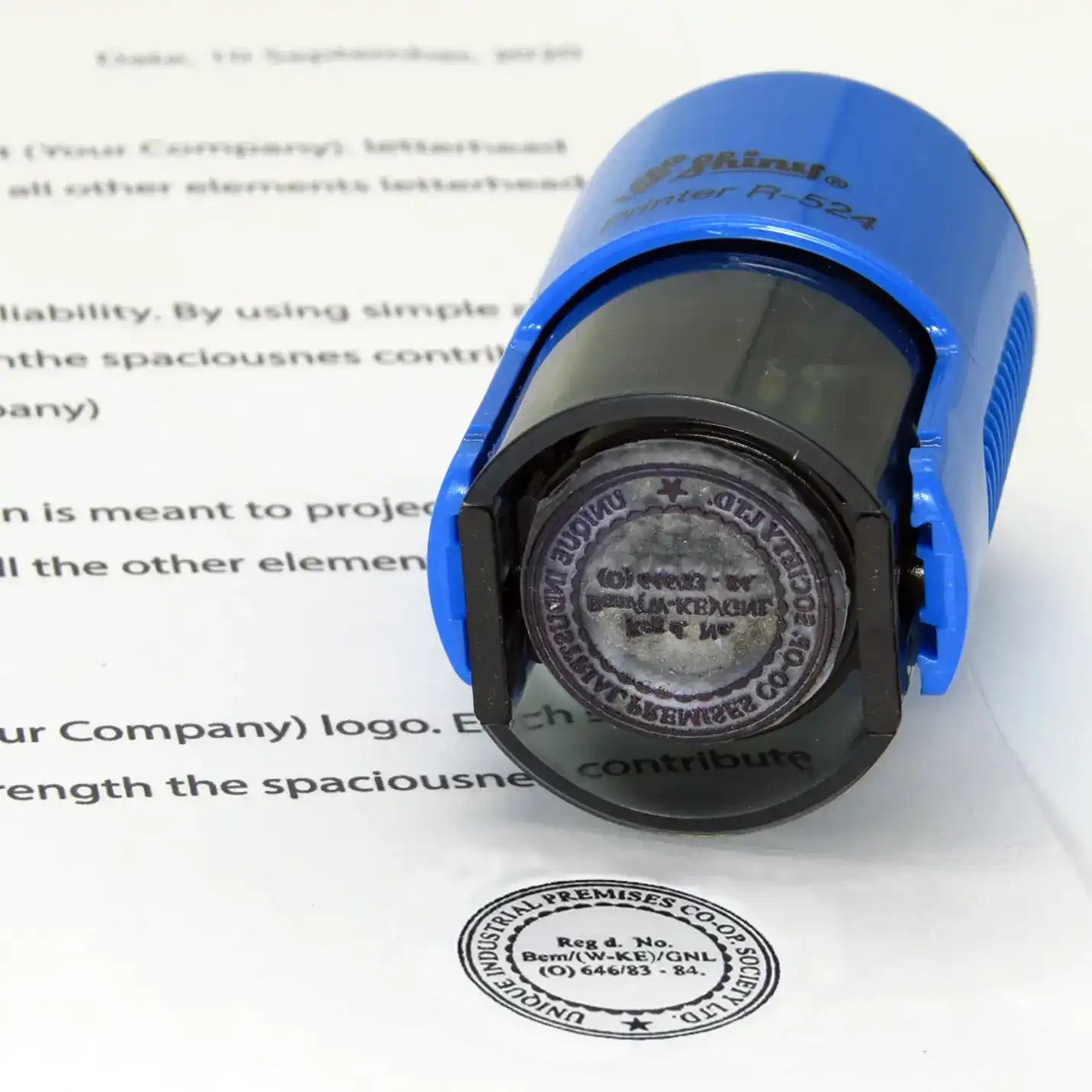 Exclusive Premium-quality Round Self Inkers Stamp